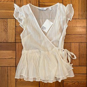 &Other Stories Tie Blouse